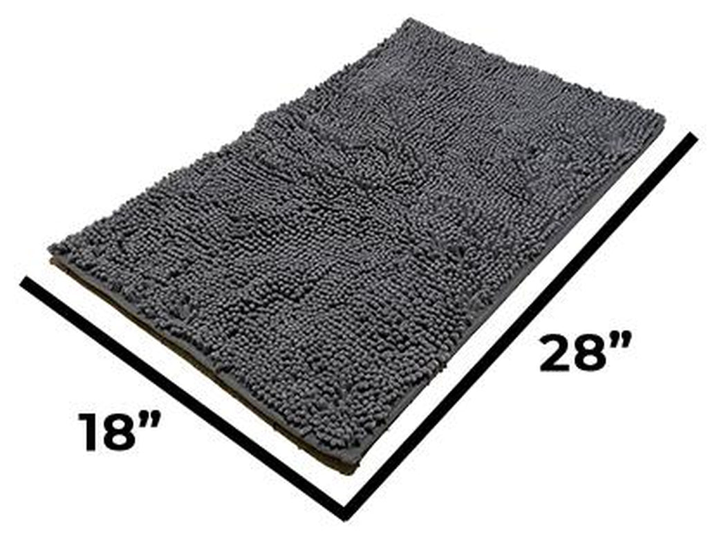 Muddy Mat® Shown on TV – Super Absorbent Microfiber Dog Door Mat for Muddy Paws, Non-Slip Washable Pet Rug, Quick Dry Chenille Entryway Carpet, Machine Washable Indoor Outdoor Mat